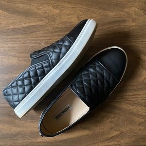 Steve Madden Eventrcq Black Slip On Sneakers